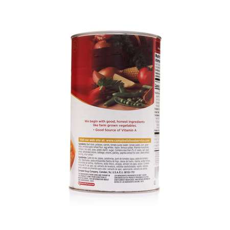 Campbells Campbell's Condensed Soup Red & White Vegetable Soup 50 oz. Can, PK12 000001026